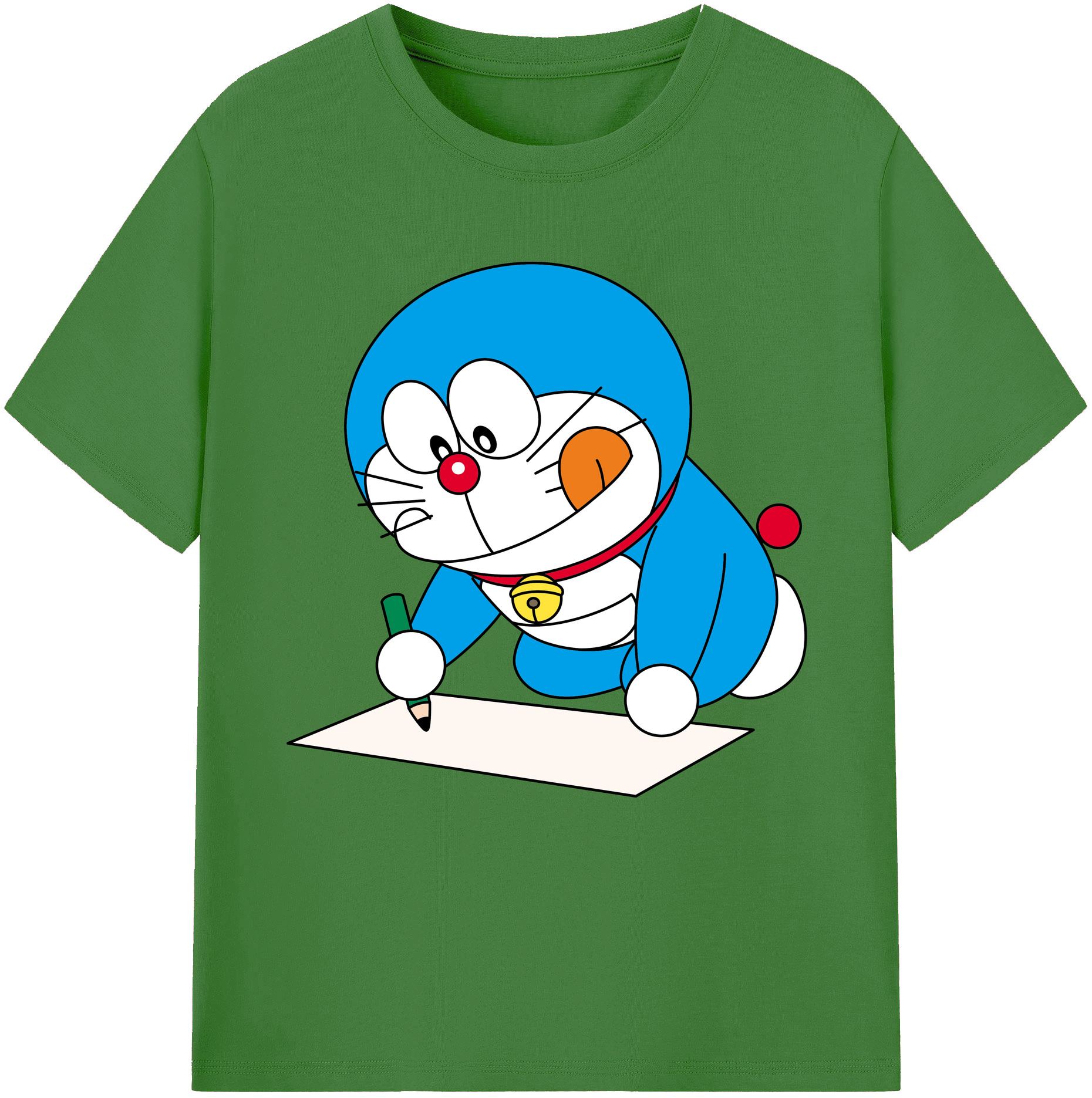 （画像用） ドラえもん Doraemon レディースカジュアルプリントTシャツ（綿100％）